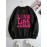 Love Like Jesus Slogan Graphic Crew Neck Long Sleeve Sweatshirt, Casual Everyday Top, Women's Clothing