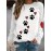 Paw & Heart Print Pullover Sweatshirt, Casual Long Sleeve Crew Neck Sweatshirt For Fall & Winter, Women's Clothing