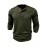 Retro Henley Shirt, Men's Casual V-Neck Pullover Long Sleeve Tshirts For Spring Fall, Men's Clothing