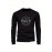 Chrsitian Themed Letter Pattern Men's Trendy Long Sleeve Crew Neck T-shirt, Spring Fall