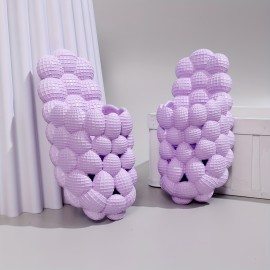 Men's Massage Bubble Slides, Trendy Cushioned Funny Non-slip Spa Slippers, Golf Ball Slides