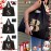 Portable Large Capacity Shoulder Bag, Floral Pattern Handbag, Perfect Underarm Bag For Shopping