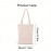 3 Pieces Canvas Tote Bags Cotton Handbag Washable Reusable Student Tote Bag Blank DIY Original Design Eco Bag, Food Shopping Bag, Gift Bags, Book Bags, White Black Nature