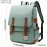 1pc Vintage Nylon Laptop Backpack With USB Charging Port, Slim Tear Resistant Business Backpack For Travel, College, School, Casual Daypack For Men, Women, Fits Up To 15.6 Inch Notebook