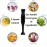 Electric Immersion Hand Blender(Black),Mixer,Chopper,Powerful 180 Watt Ice Crushing 2-Speed Control One Hand Mixer,Removable Blending Stick For Easy Cleaning.For Purees, Smoothies,Shakes,Ivory,Soups, Sauces, Baby Food,kitchen Accessories