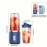 Portable USB Smoothie Blender Cup With 6 Blades - Wireless Mini Charging Fruit Squeezer And Food Mixer With Ice Crusher