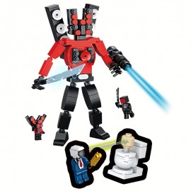 New And Improved Audio Man Vs Toilet Man Monster Toy, Halloween/Thanksgiving Day/Christmas Gift