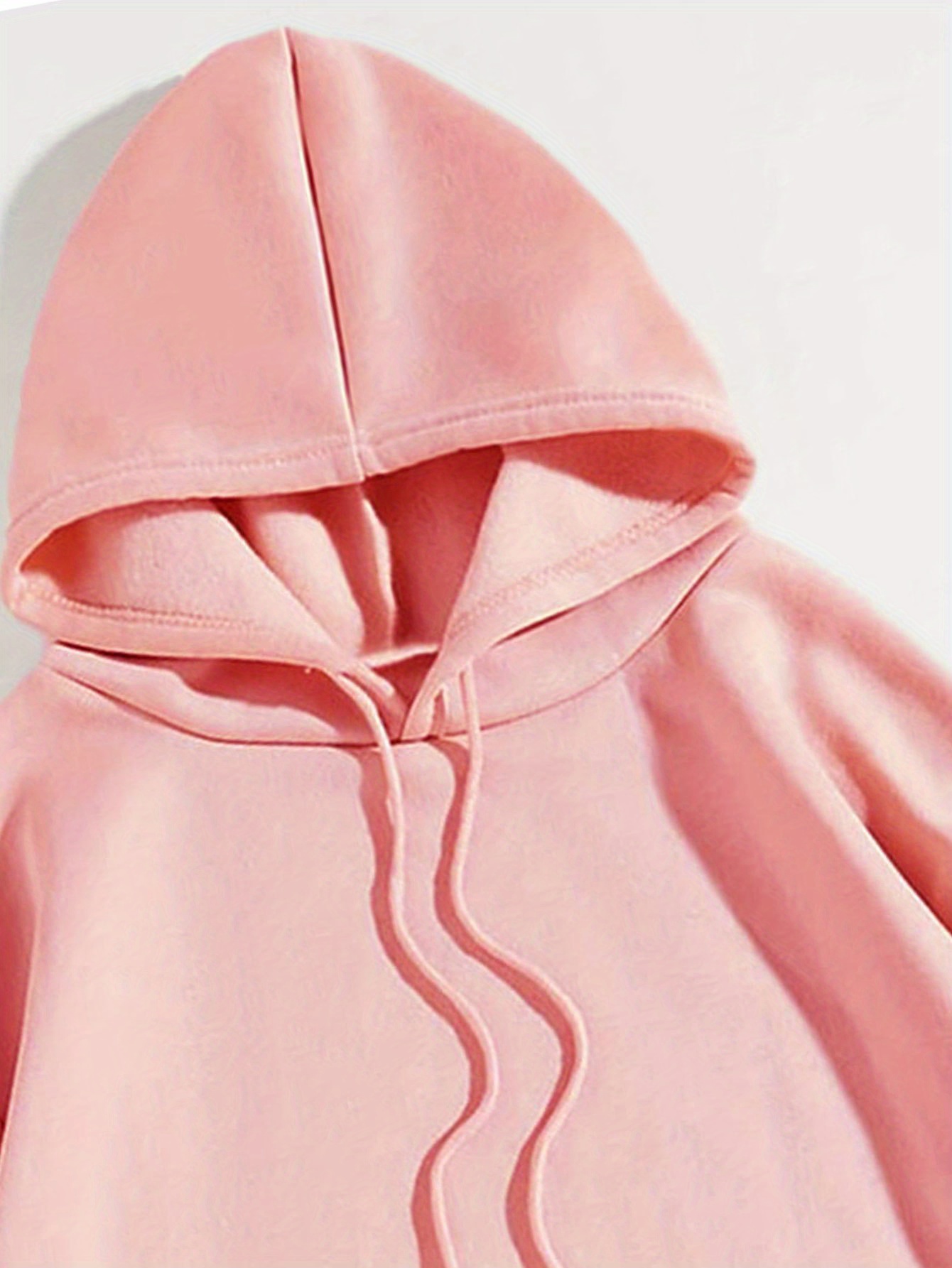 love like jesus print kangaroo pocket hoodie casual long sleeve drawstring hoodies sweatshirt womens clothing details 12