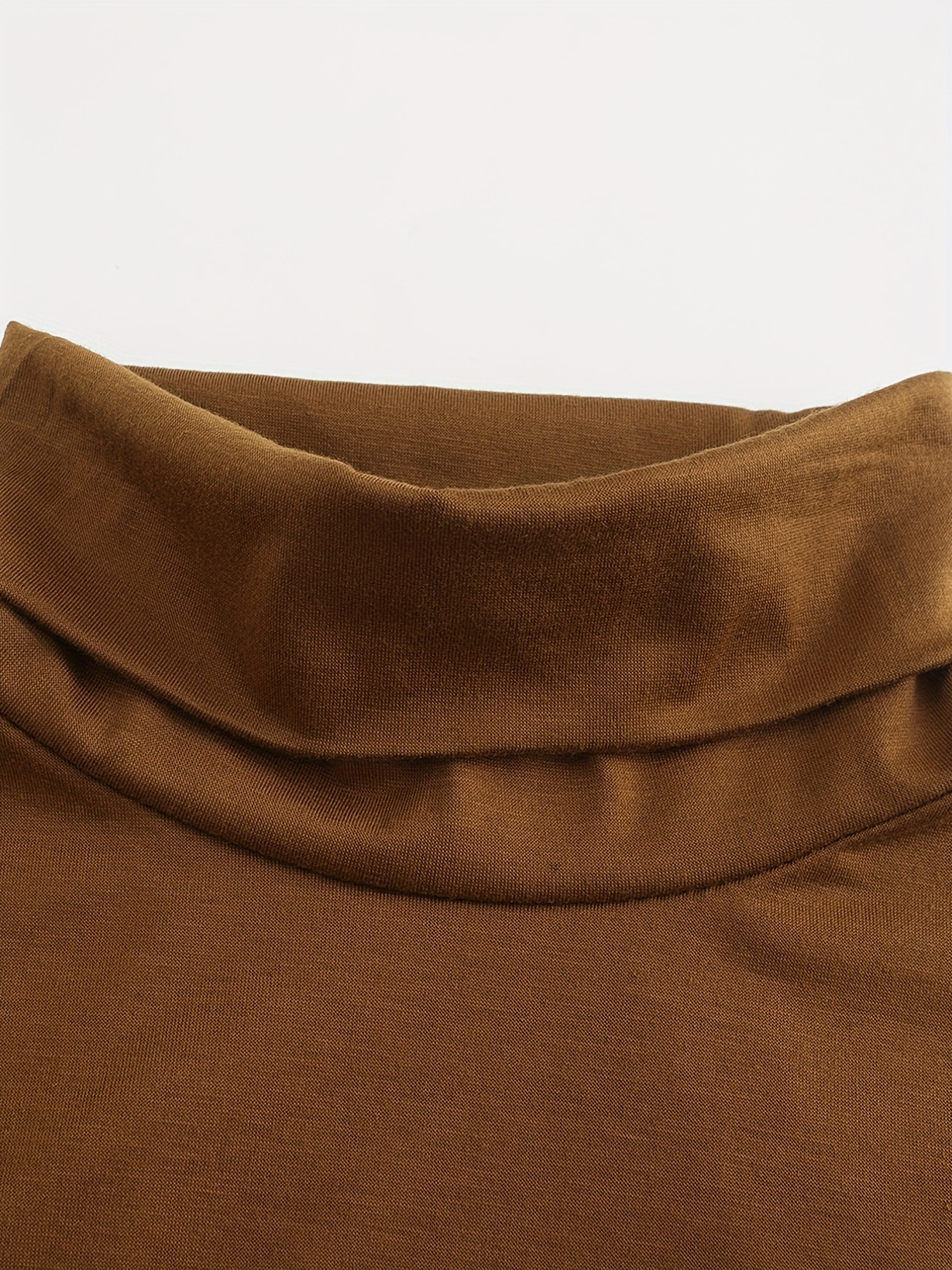 one size smaller close fitting and thin mens casual long sleeve turtleneck base layer shirt best sellers details 69