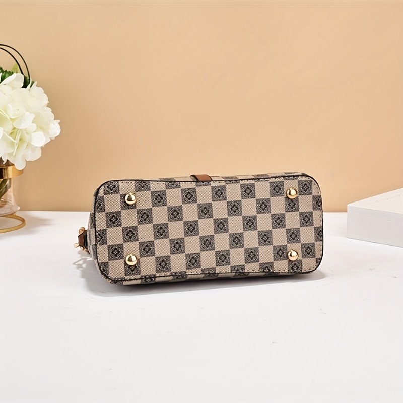 vintage crossbody tote bag retro pu shoulder bag womens fashion handbag phone purse details 5