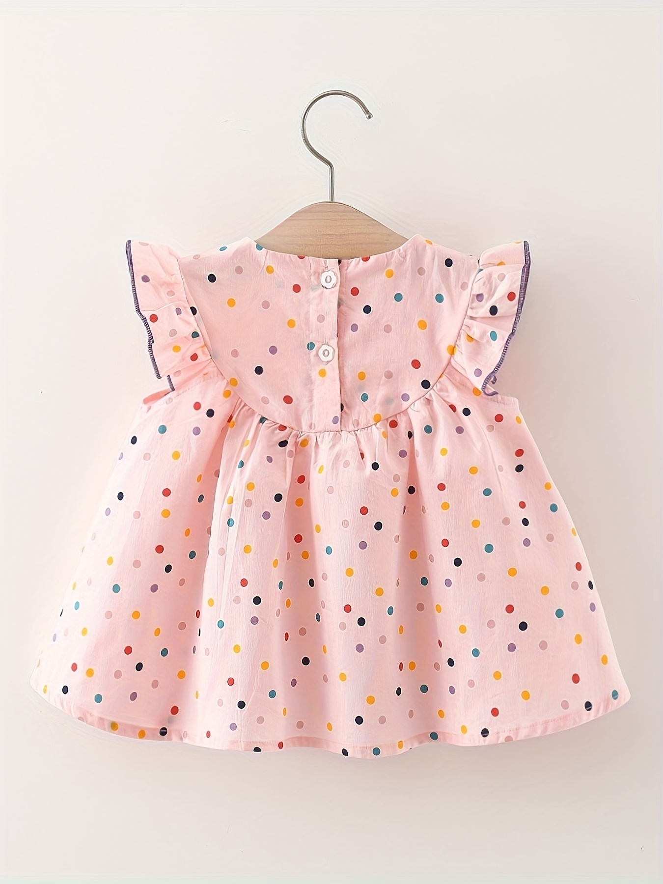 2pcs baby girls casual color block sleeveless summer dress bag set clothes details 18
