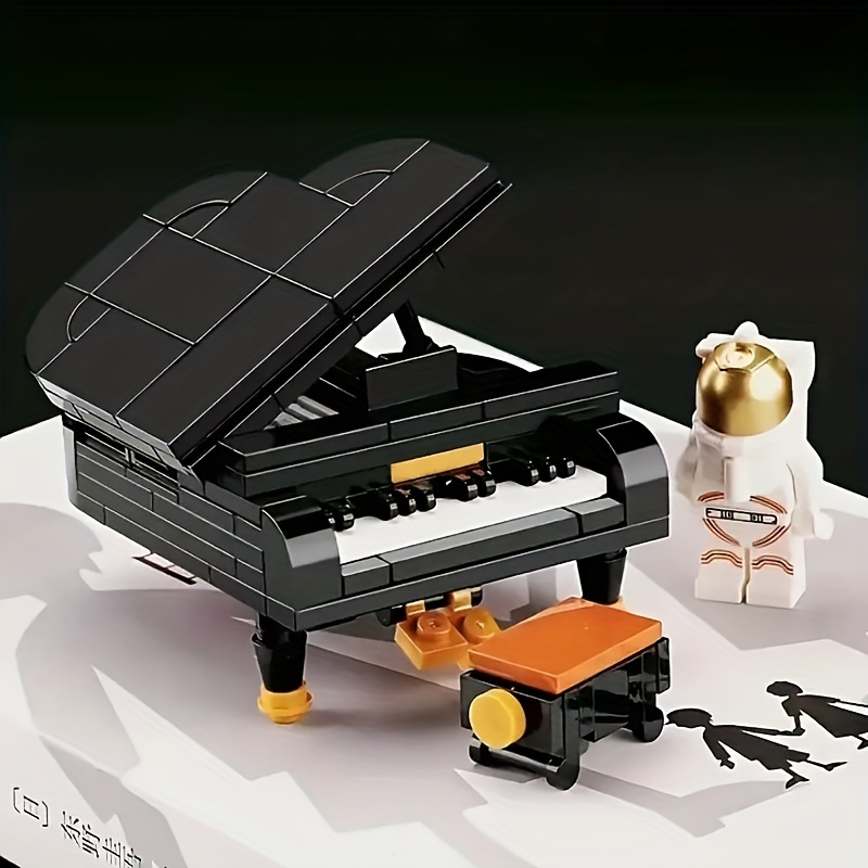 122pcs mini piano building blocks fun creative toy details 2