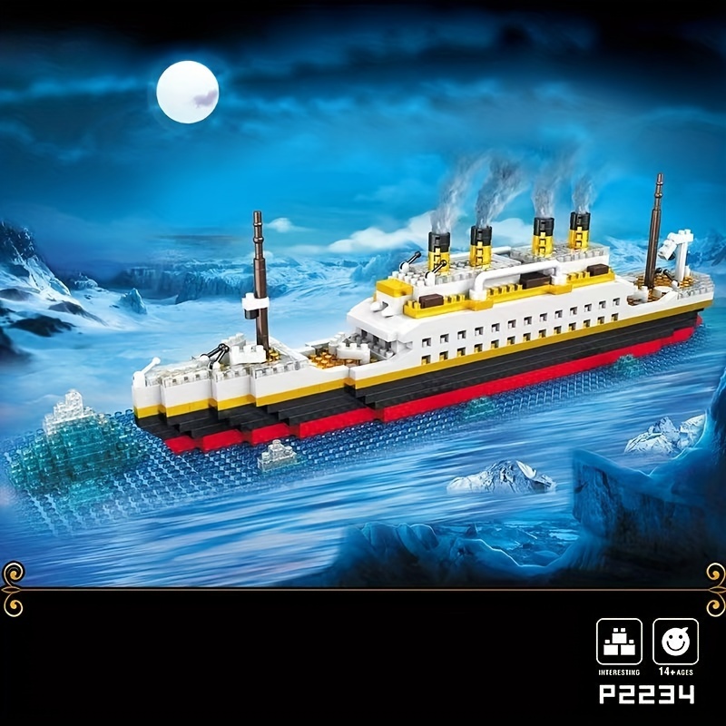 construct a magnificent cruise ship replica with this amazing model building block kit details 2